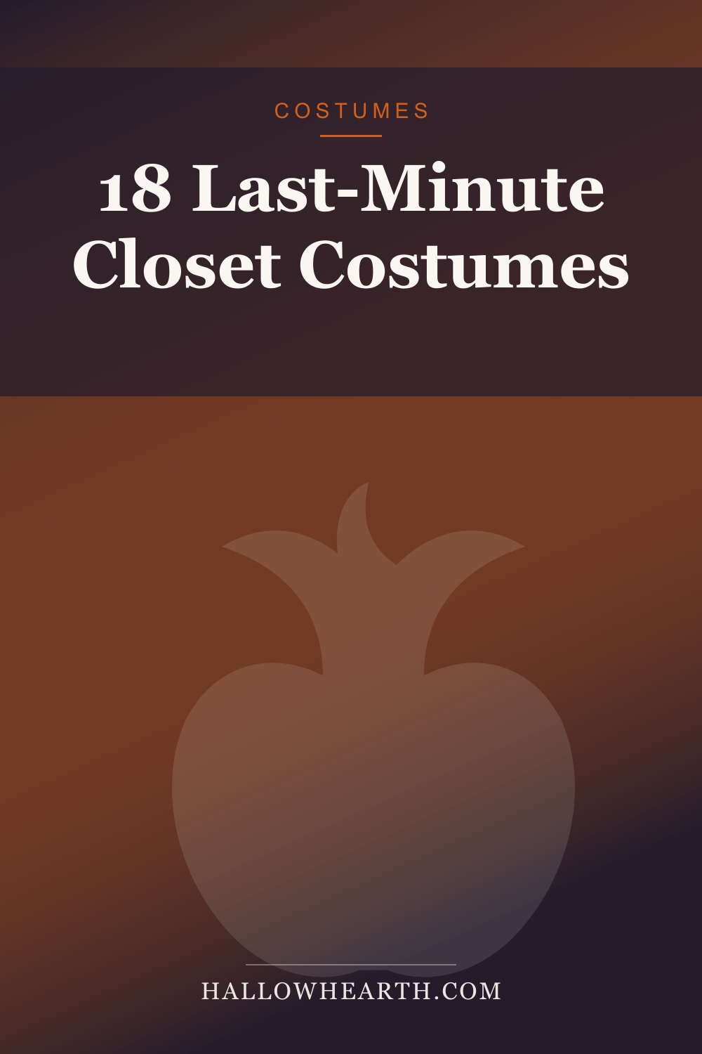 Pinterest graphic for last-minute Halloween costumes you can make from your closet