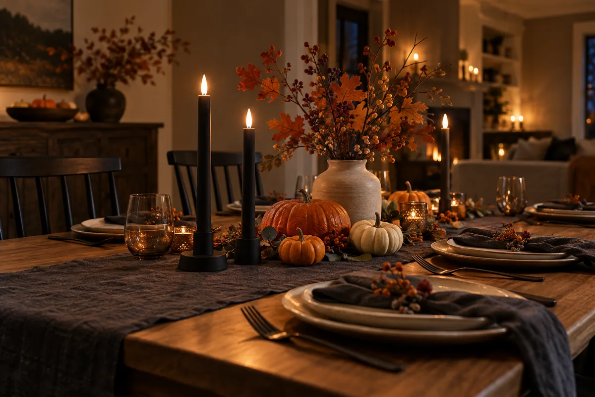 A table with a darker side.